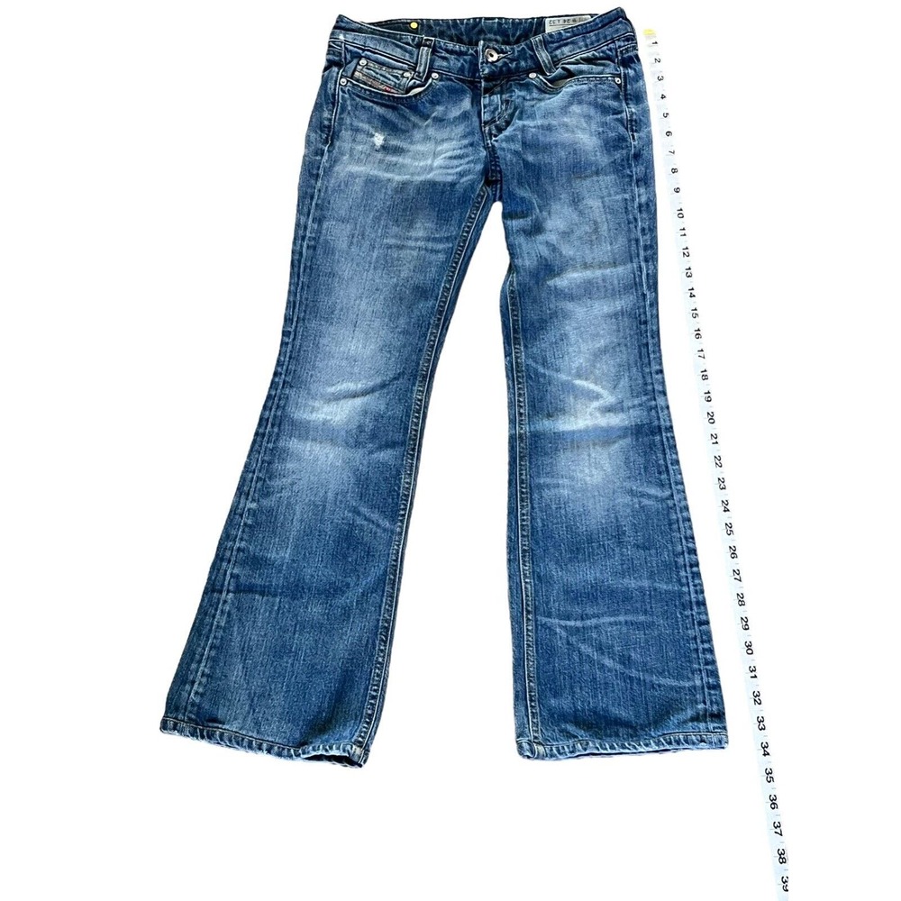 Diesel Industry Louvely Jeans Bootcut Medium Wash Women 24x32 actual (24x25)